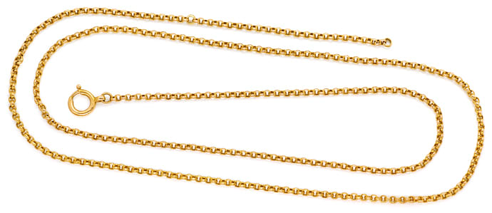 Foto 1 - Antike Erbsenkette in drei Längen bis 86cm 14K Gelbgold, K3298