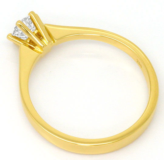 Foto 3 - Krappen Solitaer Ring 0,41 Carat Brillant 18K Gelbgold, R5382