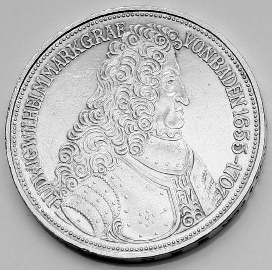 Foto 1 - 5 Deutsche Mark, Ludwig Wilhelm Markgraf von Baden 1955, R5879
