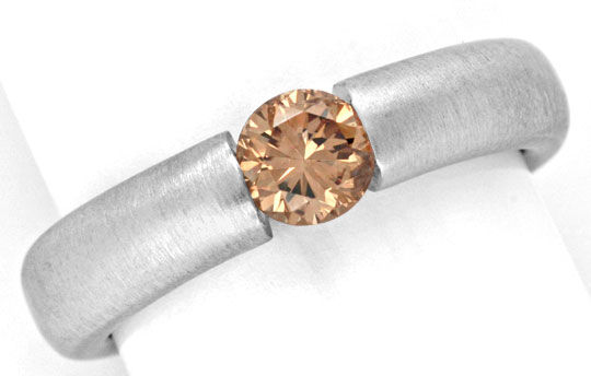 Foto 2 - Diamant-Spannring HRD 0,57 Fancy Yellowish Brown, S4637